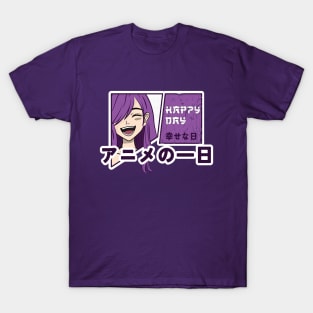 Happy day with anime T-Shirt